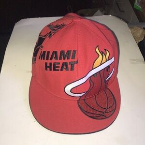 Men’s NBA Heat Wool Fitted Cap